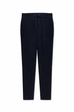 Giorgio Armani NAVY BLUE Loose-fitting pants