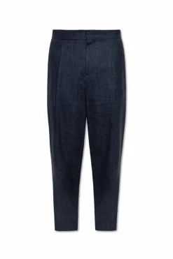 Giorgio Armani NAVY BLUE Pleated pants