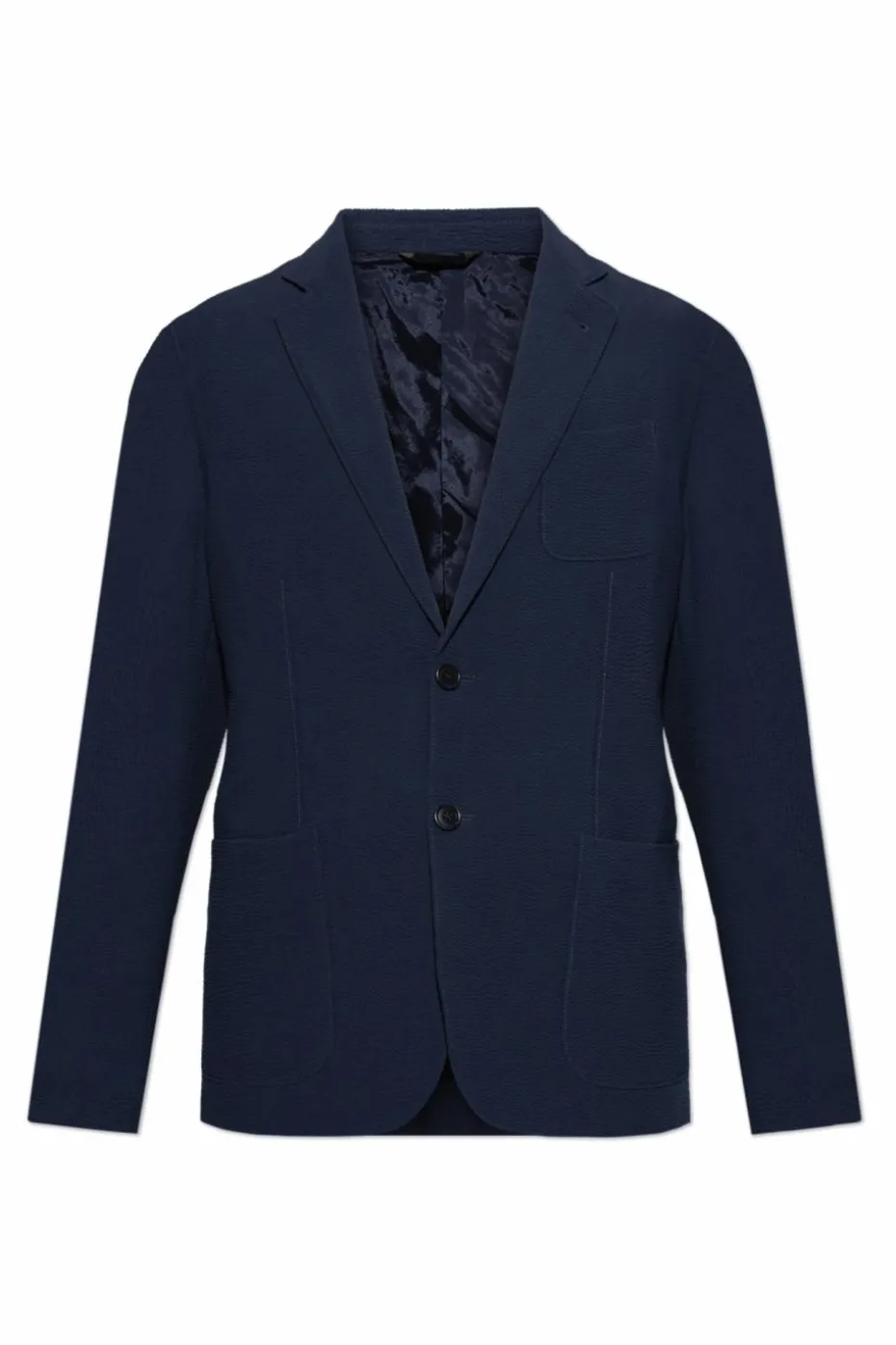 Giorgio Armani NAVY BLUE Blazer with open lapels