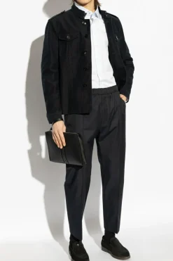 Giorgio Armani WHITE Shirt with striped pattern