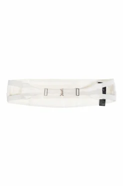 Giorgio Armani WHITE Silk smoking sash