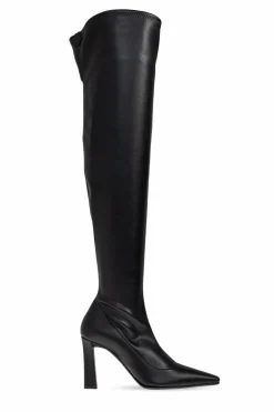 Giuseppe Zanotti BLACK Leather heeled boots