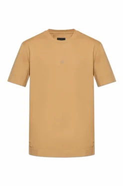 Givenchy beige Cotton t-shirt with embroidered logo