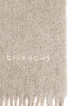 Givenchy beige Scarf with embroidered logo