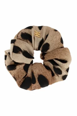 Givenchy beige silk hair scrunchie