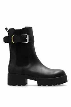 Givenchy BLACK Ankle boots with logo