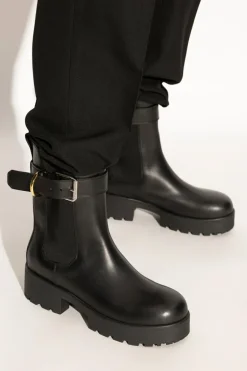 Givenchy BLACK Ankle boots with logo