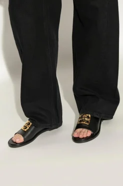 Givenchy BLACK Leather Slides