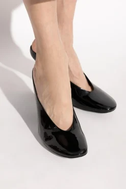 Givenchy BLACK Patent heeled mules