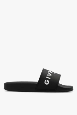 Givenchy BLACK Slides with logo
