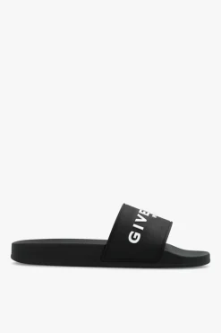 Givenchy BLACK Slides with logo