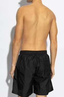 Givenchy BLACK Swim shorts with logo