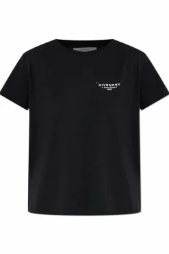 Givenchy BLACK T-shirt with printed logo