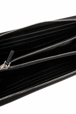 Givenchy BLACK Wallet with printed logo