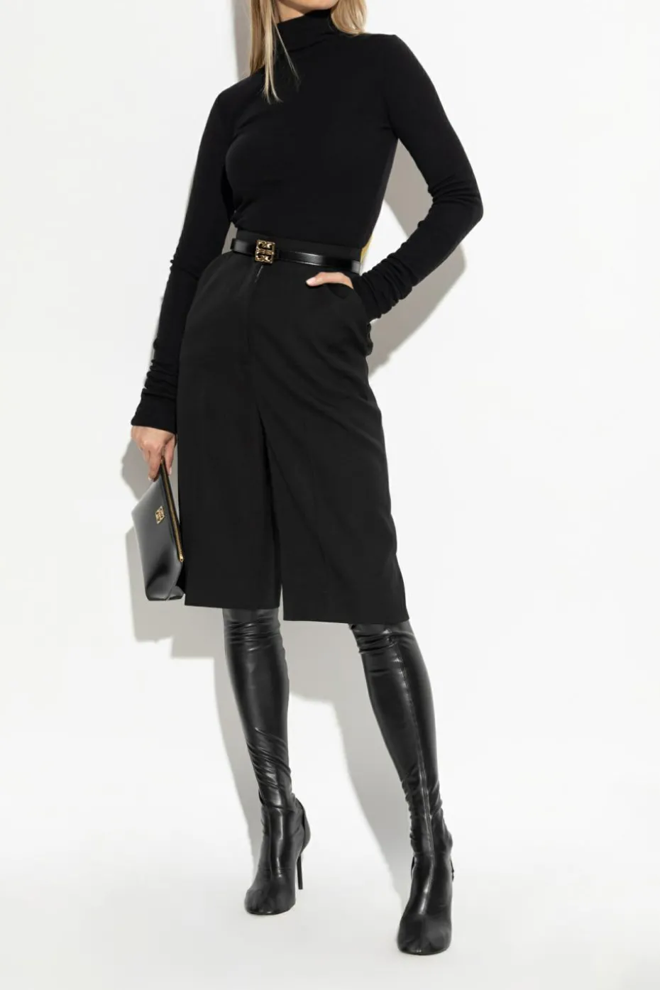 Givenchy BLACK Wool shorts