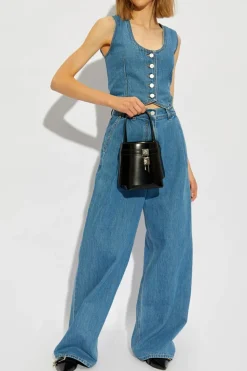 Givenchy BLUE Wide-leg jeans