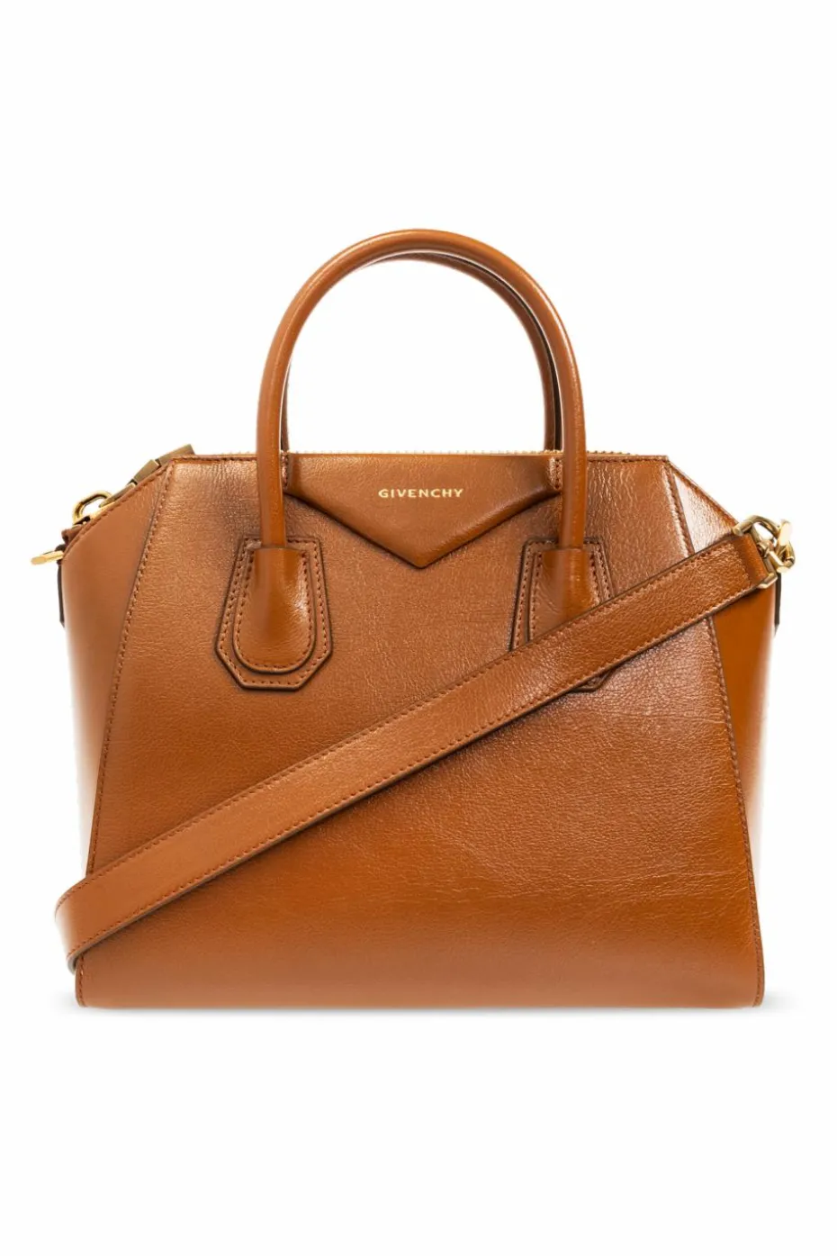 Givenchy BROWN ‘Antigona Small’ Shoulder Bag