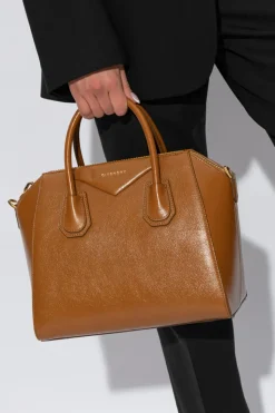 Givenchy BROWN ‘Antigona Small’ Shoulder Bag