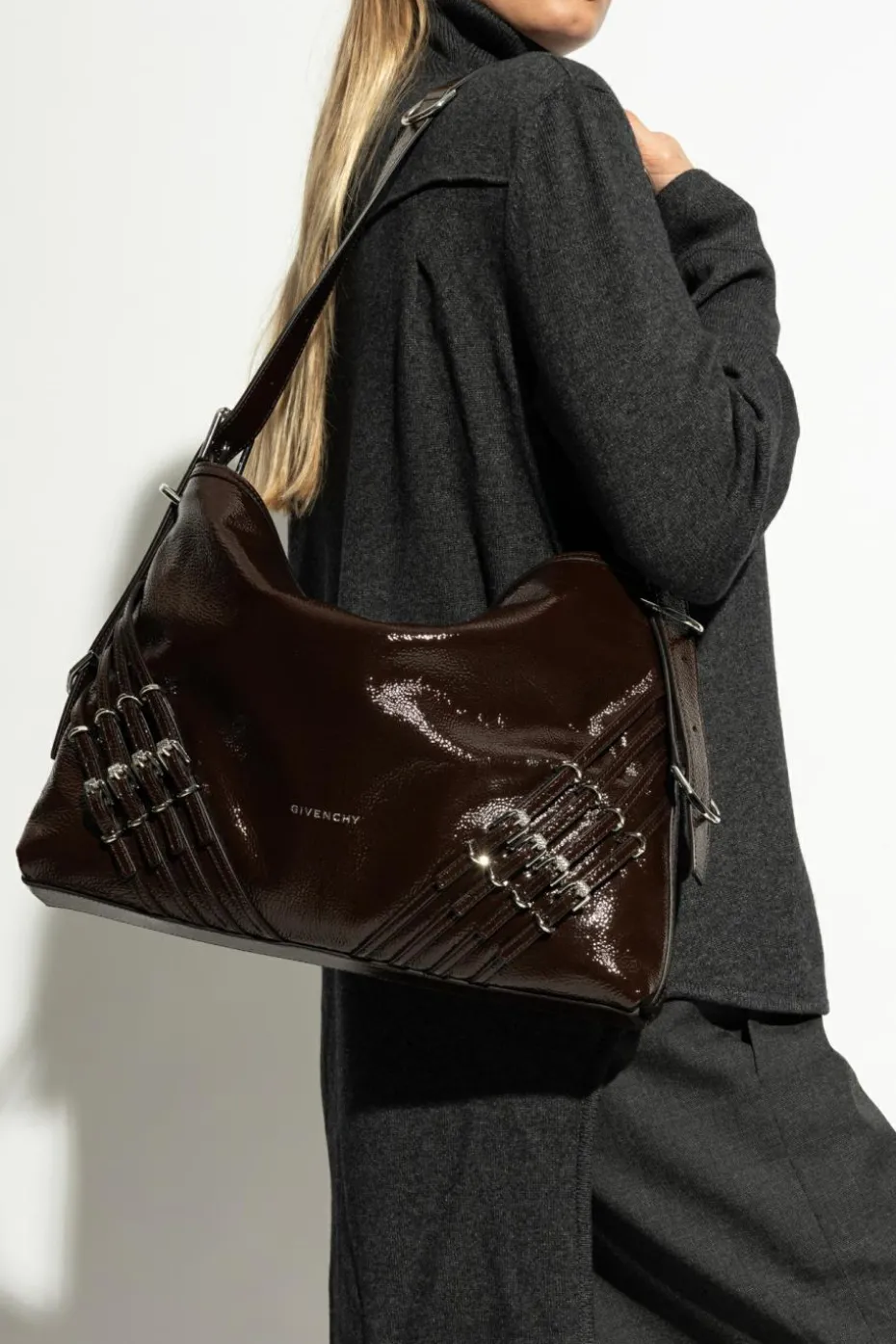 Givenchy BROWN shopper type bag