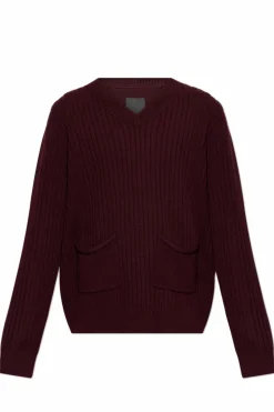 Givenchy BURGUNDY Sweater with pockets
