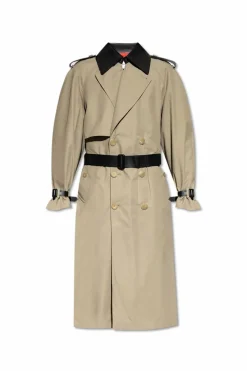 Givenchy GREEN Coat with collar