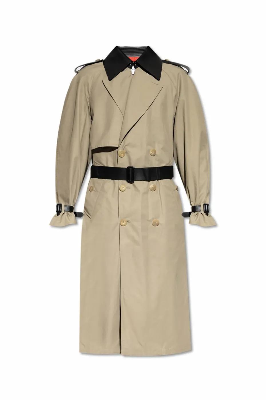 Givenchy GREEN Coat with collar