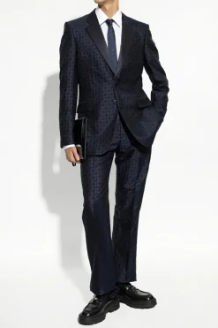 Givenchy NAVY BLUE Blazer with logo