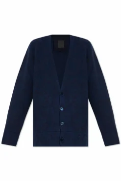 Givenchy NAVY BLUE Cardigan with Logo