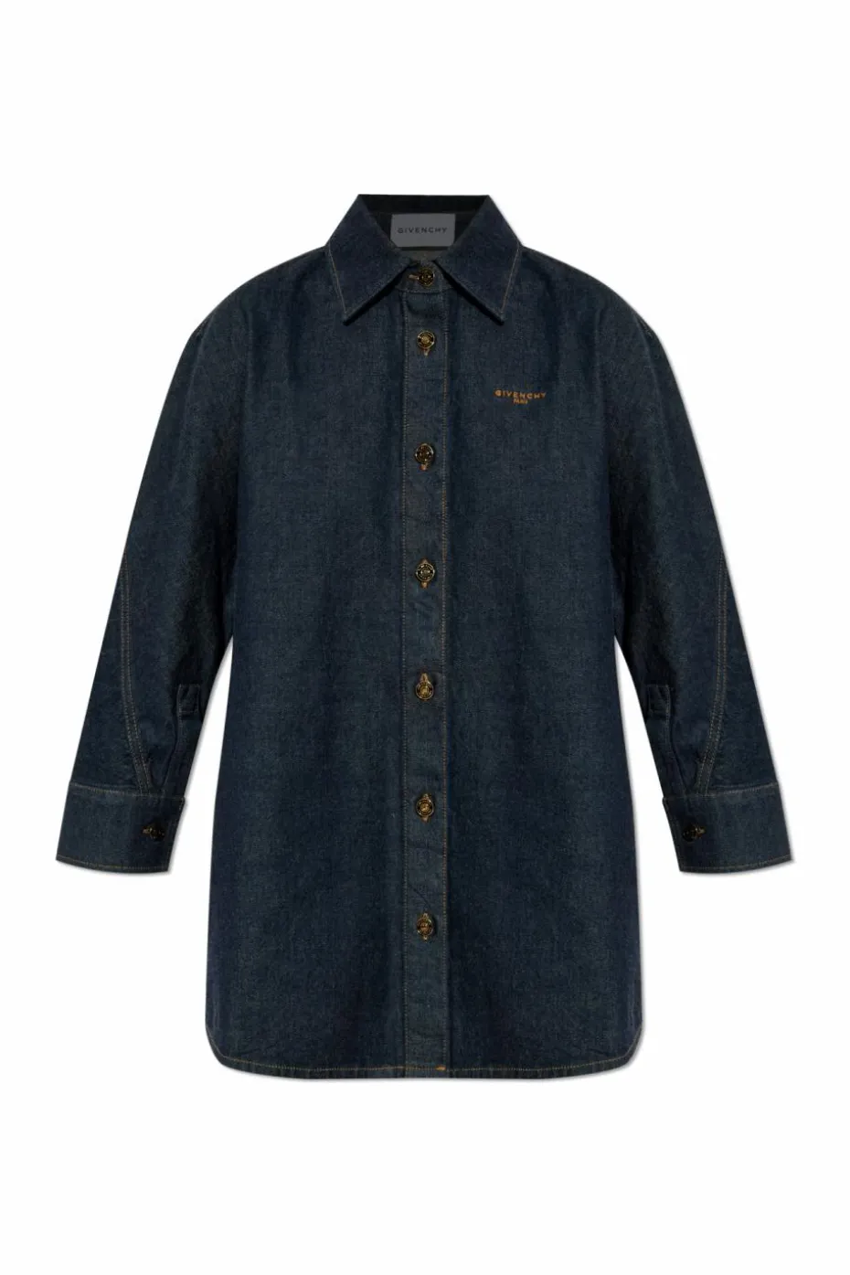 Givenchy NAVY BLUE Oversized denim shirt