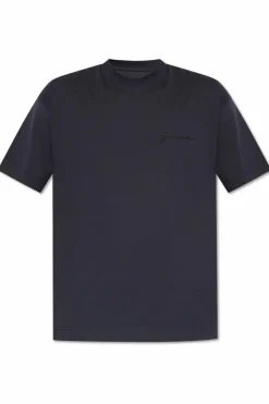 Givenchy NAVY BLUE T-shirt with round neckline