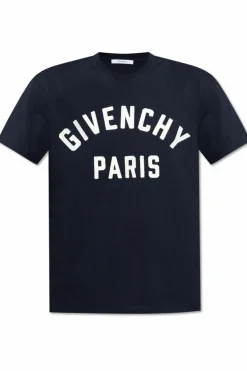 Givenchy NAVY BLUE T-shirt with logo