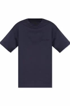 Givenchy NAVY BLUE T-shirt with logo