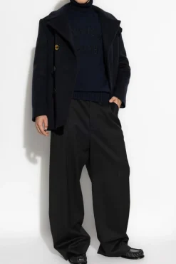 Givenchy NAVY BLUE Wool coat