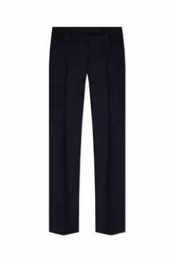 Givenchy NAVY BLUE Woolen pleated trousers