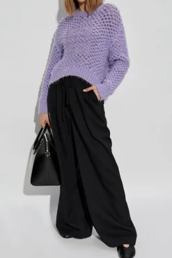 Givenchy PURPLE Sweater with decorative knit