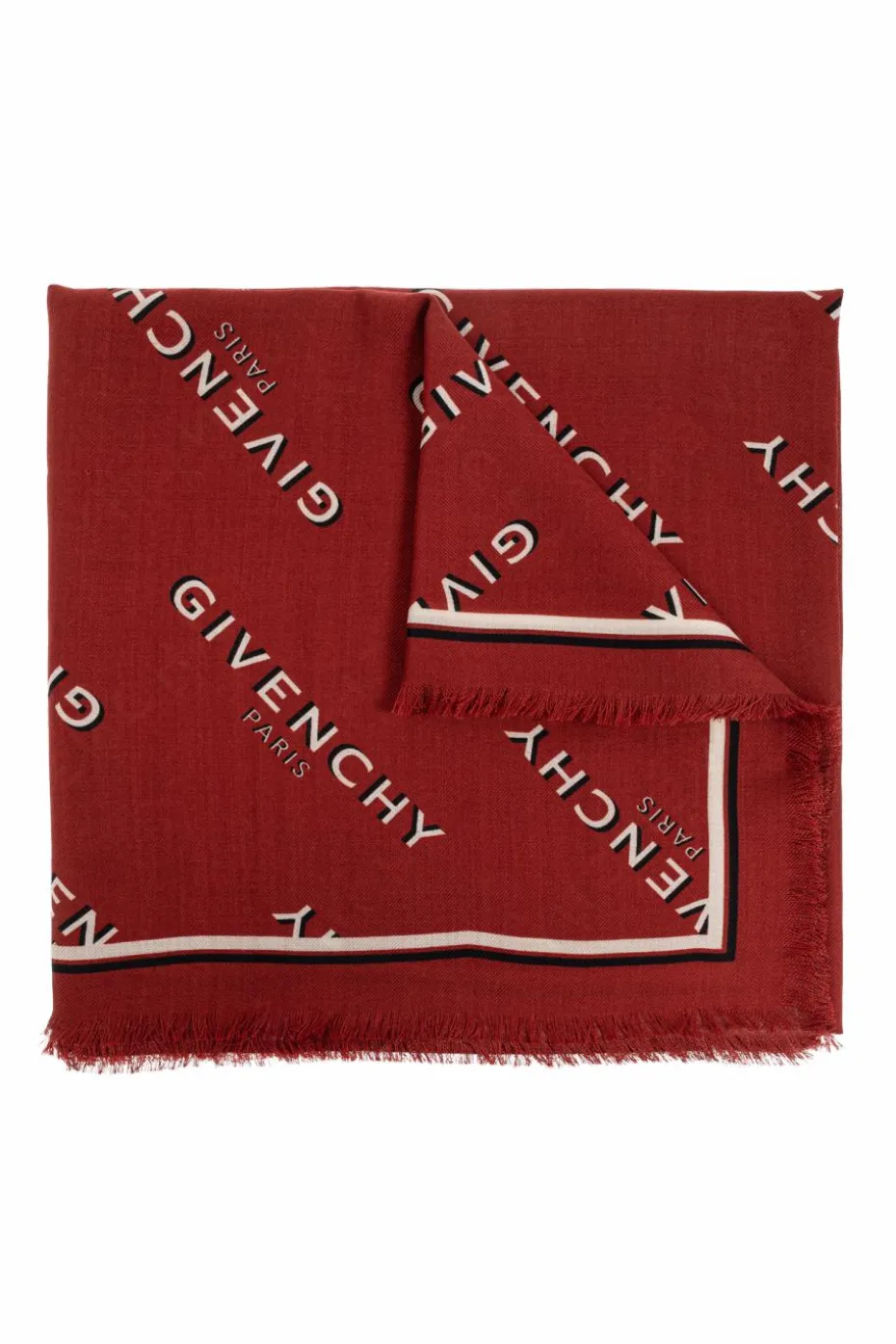 Givenchy RED Scarf with monogram