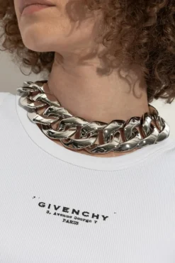 Givenchy SILVER Brass necklace