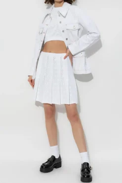 Givenchy WHITE Pleated skirt