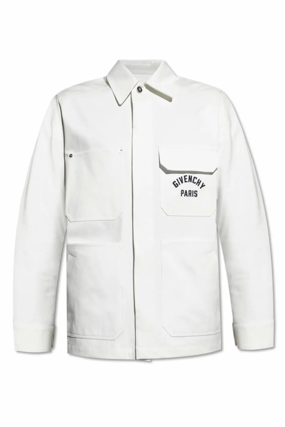 Givenchy WHITE Shirt jacket with logo