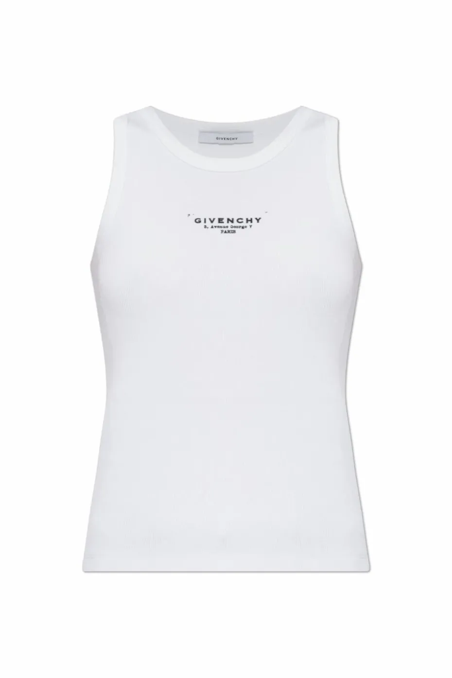 Givenchy WHITE Top with printed logo