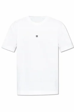 Givenchy WHITE T-shirt with embroidered logo