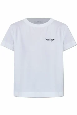 Givenchy WHITE T-shirt with printed logo