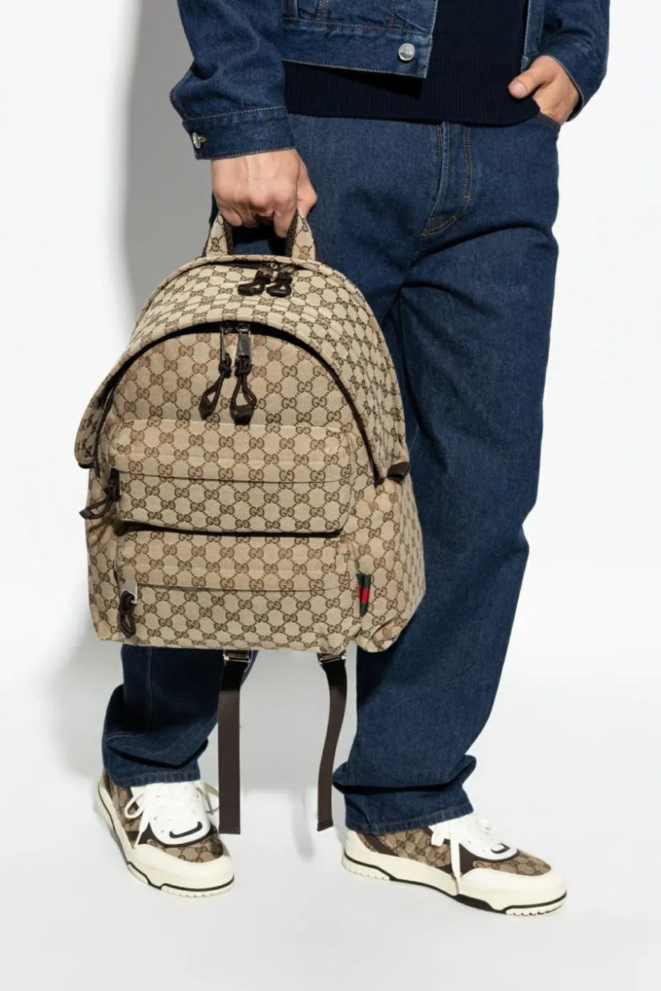 Gucci beige Backpack with logo