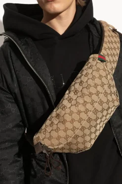 Gucci beige Belt bag made of GG Supreme canvas