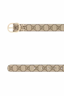 Gucci beige Belt made of GG Supreme canvas