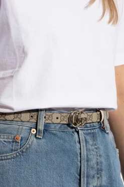 Gucci beige Belt made of GG Supreme canvas