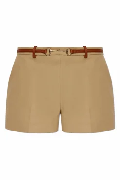 Gucci beige Belted shorts
