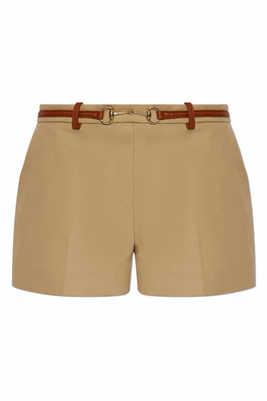 Gucci beige Belted shorts