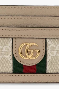 Gucci beige Card case with logo