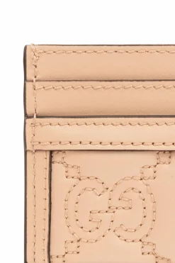 Gucci beige Card case with logo